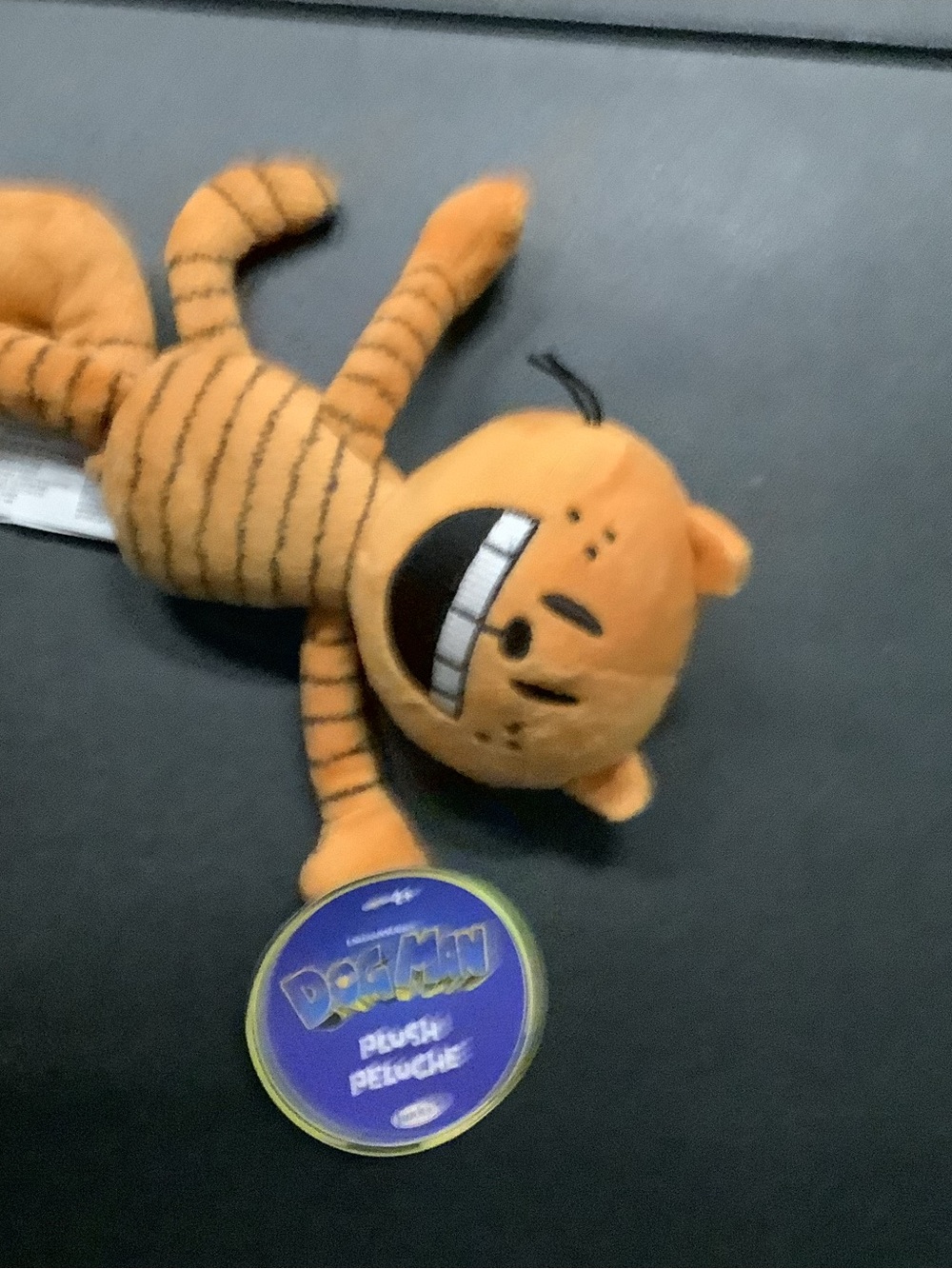 Licensed Orange Plush Cat Toy - Soft Pet Playmate